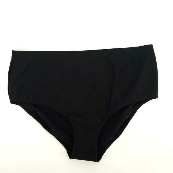 Swimsuits For All Swimsuit Bottom Solid Black - Picture 1 of 11
